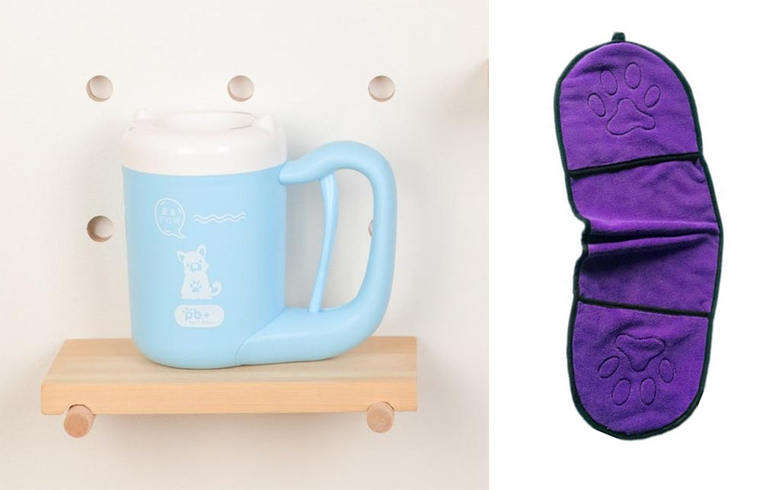 Pet Cat Dog Foot Clean Cup Cleaning Tool Silicone Washing Brush Paw Washer - Nestkin Store