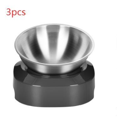 Pet Stainless Steel Bowl Pet Double Night - Nestkin Store