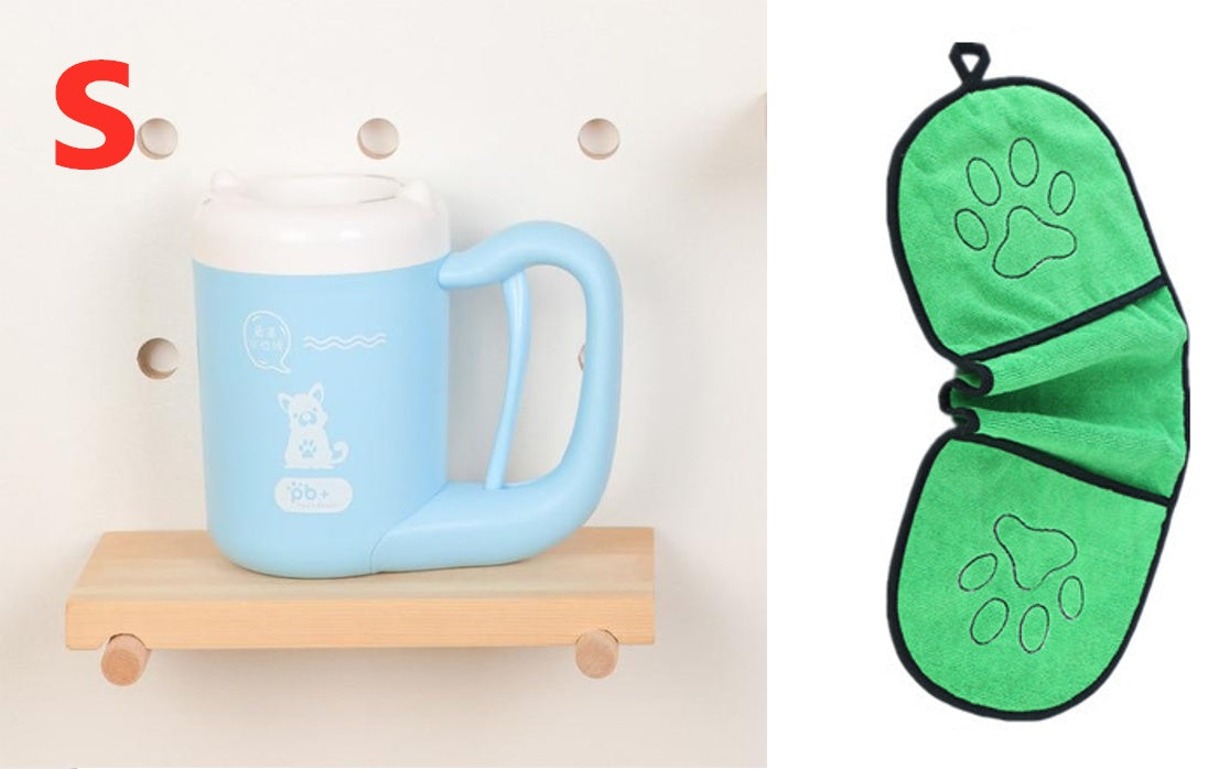 Pet Cat Dog Foot Clean Cup Cleaning Tool Silicone Washing Brush Paw Washer - Nestkin Store