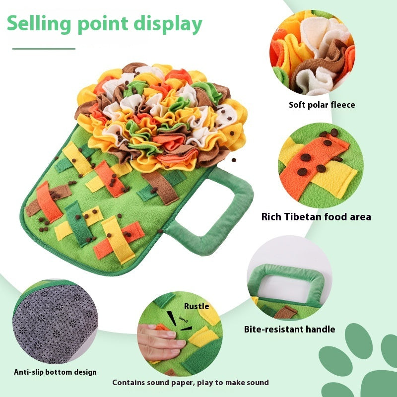 Pet Dog Sniffing Pad Relieving Stuffy And Hiding Food Slow Food Training Toys - Nestkin Store