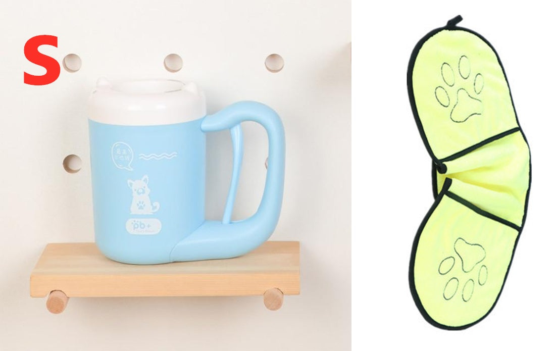 Pet Cat Dog Foot Clean Cup Cleaning Tool Silicone Washing Brush Paw Washer - Nestkin Store