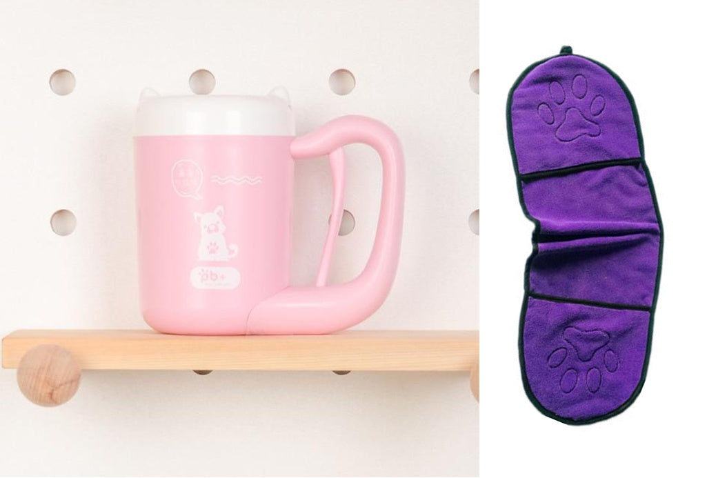 Pet Cat Dog Foot Clean Cup Cleaning Tool Silicone Washing Brush Paw Washer - Nestkin Store