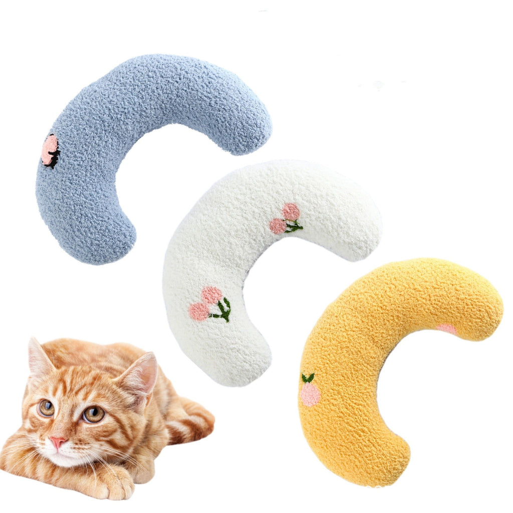 Little Pillow For Cats Fashion Neck Protector Deep Sleep Puppy U-Shaped Pillow Pets Pillow Kitten Headrest Dog Sleeping Pillow Pet Products - Nestkin Store