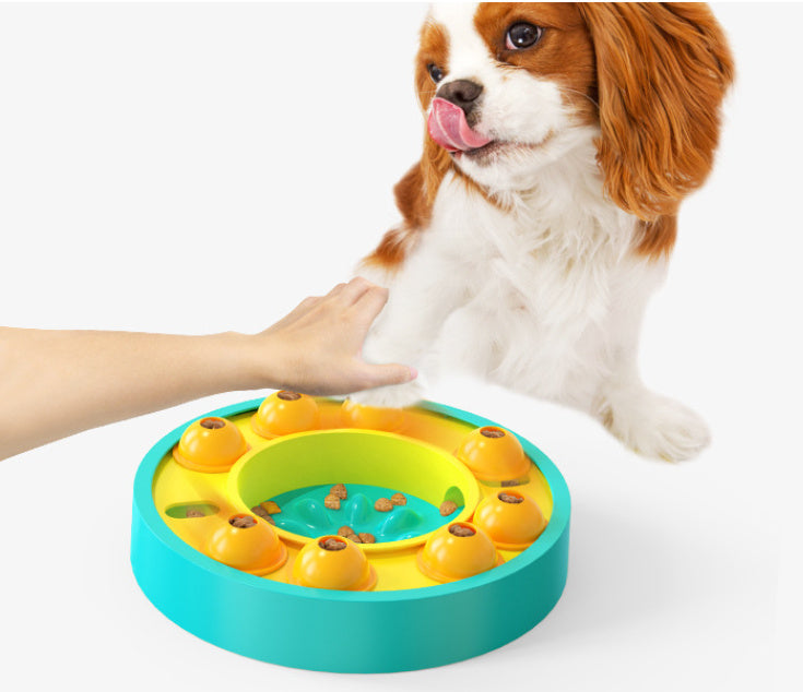 Dog Pets Puzzle Toys Slow Feeder Interactive Increase Puppy IQ Food Dispenser Slowly Eating NonSlip Bowl Pet Dogs Training Game Pet Supplies - Nestkin Store