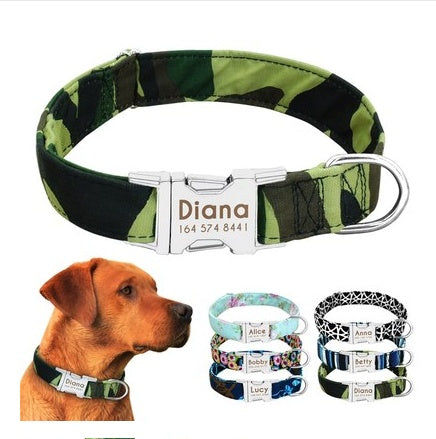Pet Supplies Dog Collar High Reflective Durable Comfortable Breathable Adjustable Night Reflection - Nestkin Store