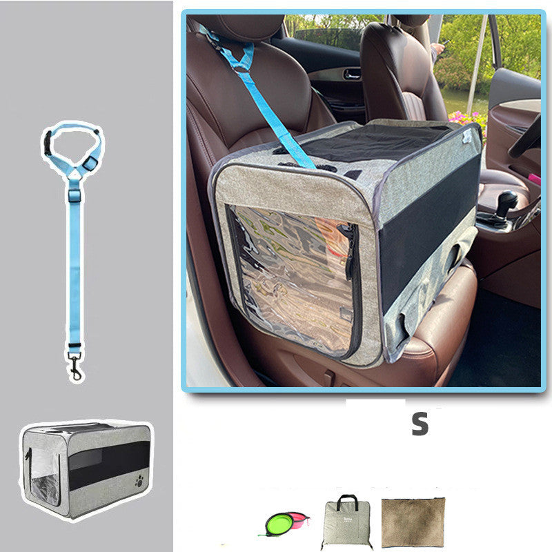 Pet Travel Carrier Bag Portable Pet Bag Folding Fabric Pet Carrier Travel Carrier Bag For Pet Cage With Locking Safety Zippers - Nestkin Store