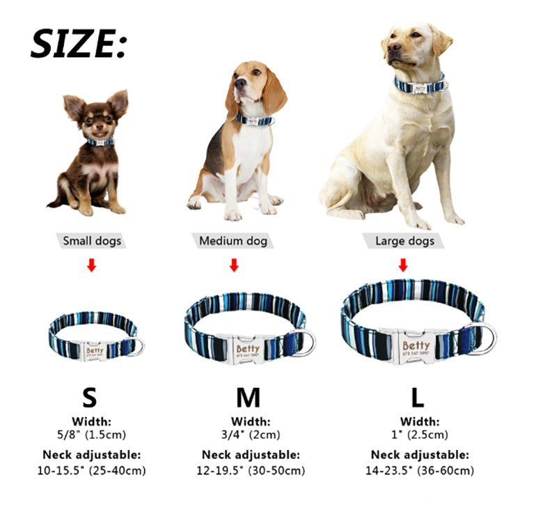 Pet Supplies Dog Collar High Reflective Durable Comfortable Breathable Adjustable Night Reflection - Nestkin Store