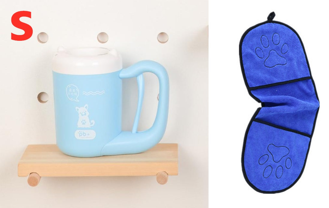 Pet Cat Dog Foot Clean Cup Cleaning Tool Silicone Washing Brush Paw Washer - Nestkin Store