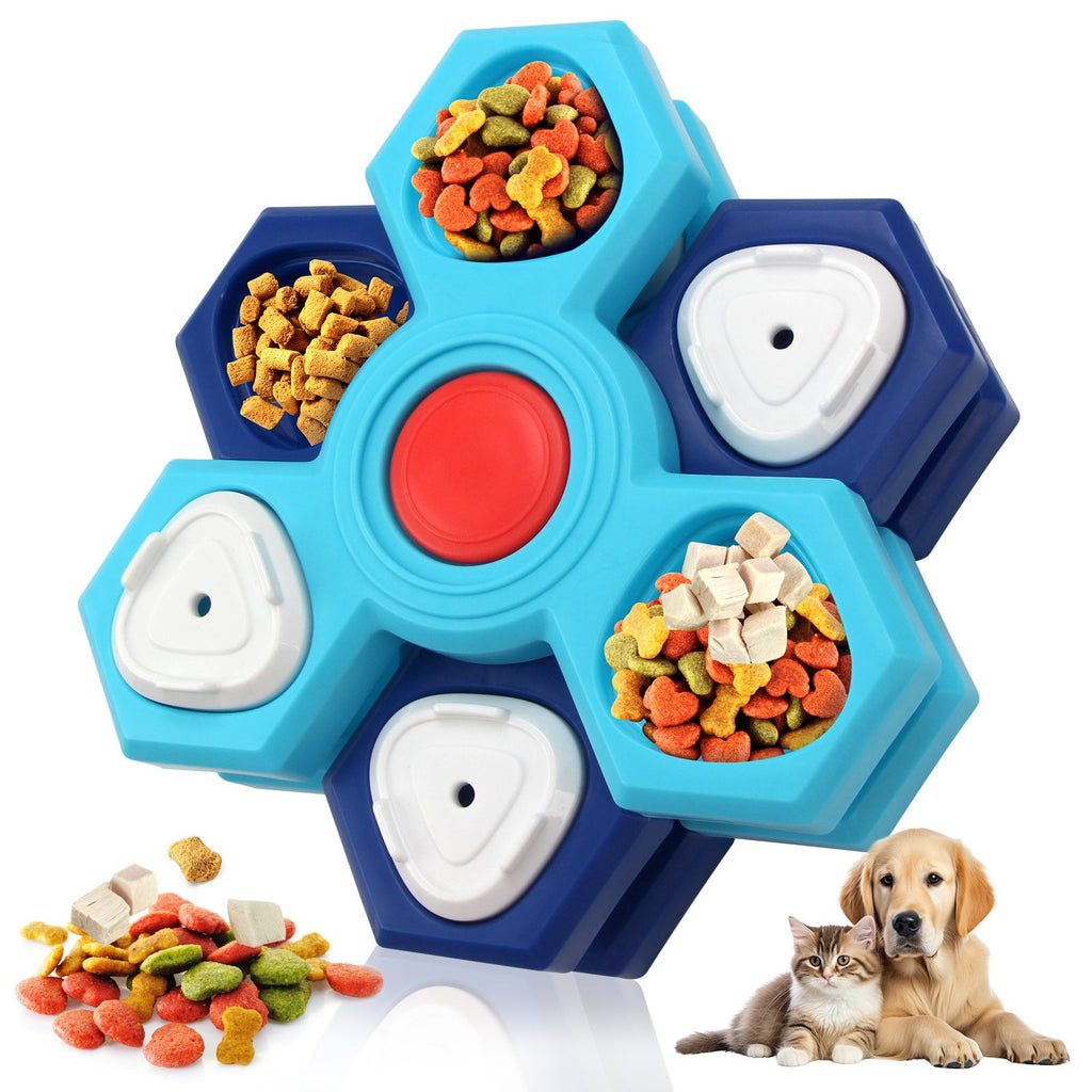 4 Layers Slow Feeder Puzzle Dog Bowls Assemble Slow Eating Bowl For Dogs Non-slip Interactive Dog Puzzle Game Slow Bowl Pet Products - Nestkin Store