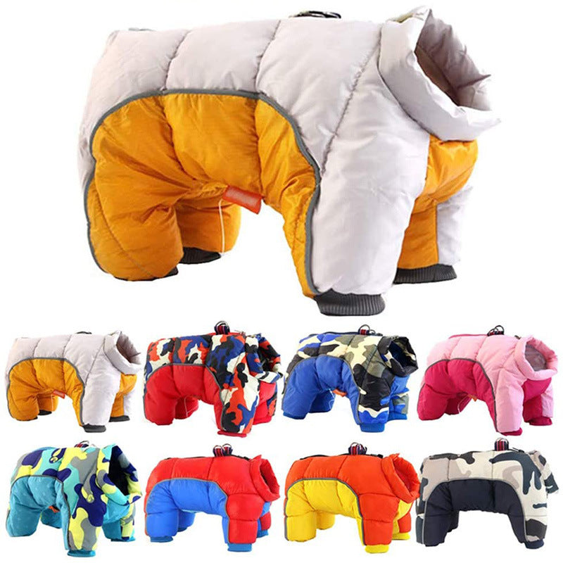 Pet Dog Winter Clothes Thick Warm Down Jacket Teddy Cotton Coat - Nestkin Store