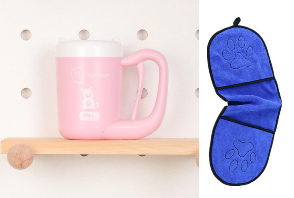 Pet Cat Dog Foot Clean Cup Cleaning Tool Silicone Washing Brush Paw Washer - Nestkin Store