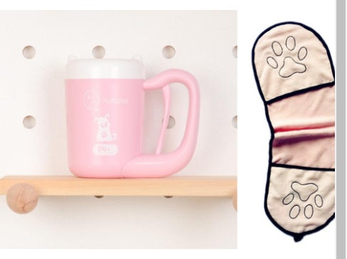 Pet Cat Dog Foot Clean Cup Cleaning Tool Silicone Washing Brush Paw Washer - Nestkin Store