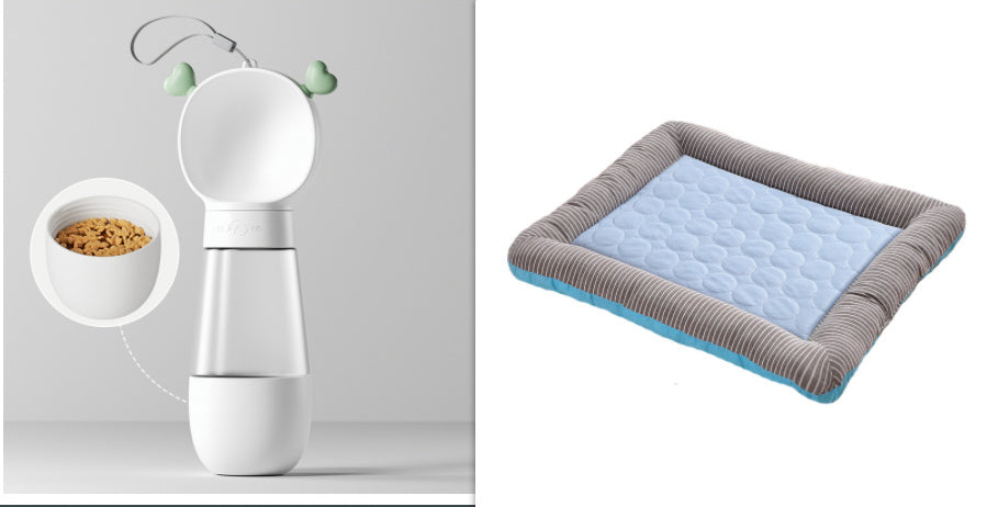 Pet Cooling Pad Bed For Dogs Cats Puppy Kitten Cool Mat Pet Blanket Ice Silk Material Soft For Summer Sleeping  Blue Breathable - Nestkin Store