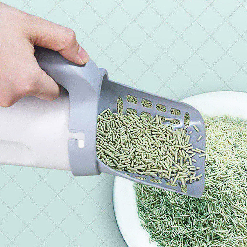 Plastic Cat Litter Scoop Pet Care Sand Waste Scooper Shovel Hollow Cleaning Tool - Nestkin Store