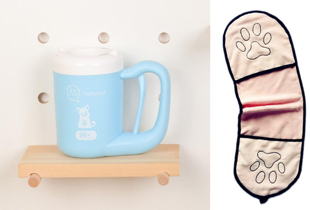 Pet Cat Dog Foot Clean Cup Cleaning Tool Silicone Washing Brush Paw Washer - Nestkin Store