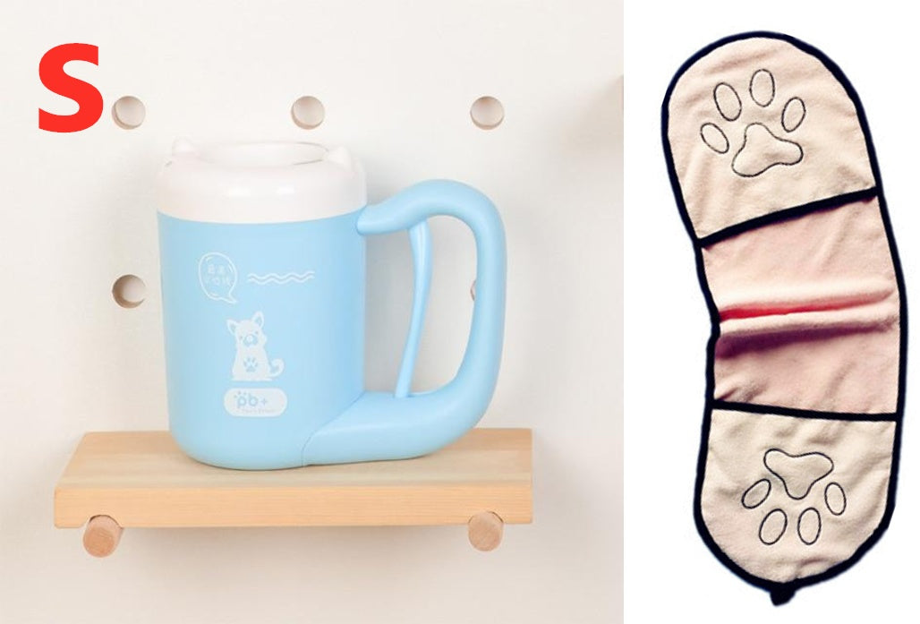 Pet Cat Dog Foot Clean Cup Cleaning Tool Silicone Washing Brush Paw Washer - Nestkin Store