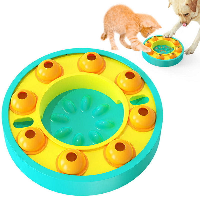 Dog Pets Puzzle Toys Slow Feeder Interactive Increase Puppy IQ Food Dispenser Slowly Eating NonSlip Bowl Pet Dogs Training Game Pet Supplies - Nestkin Store