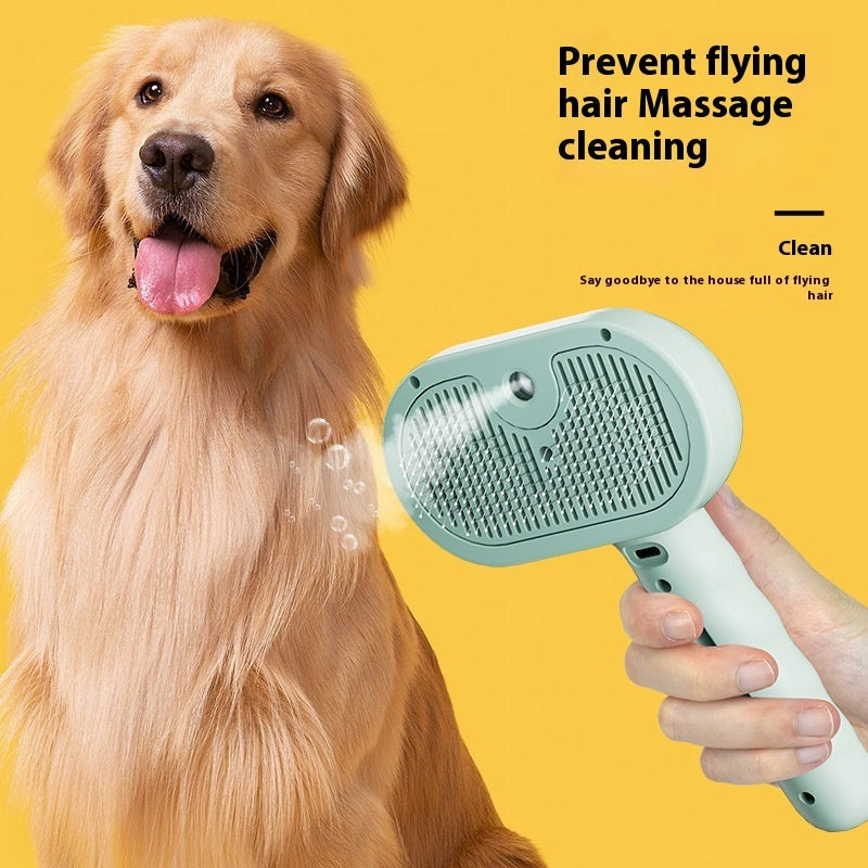 Pets Spray Hair Comb Pet Hair Remover Cleaning Brush Cats Grooming Dog Accessories Tools Dematting Water Mist Humidifier Comb Pet Supplies - Nestkin Store