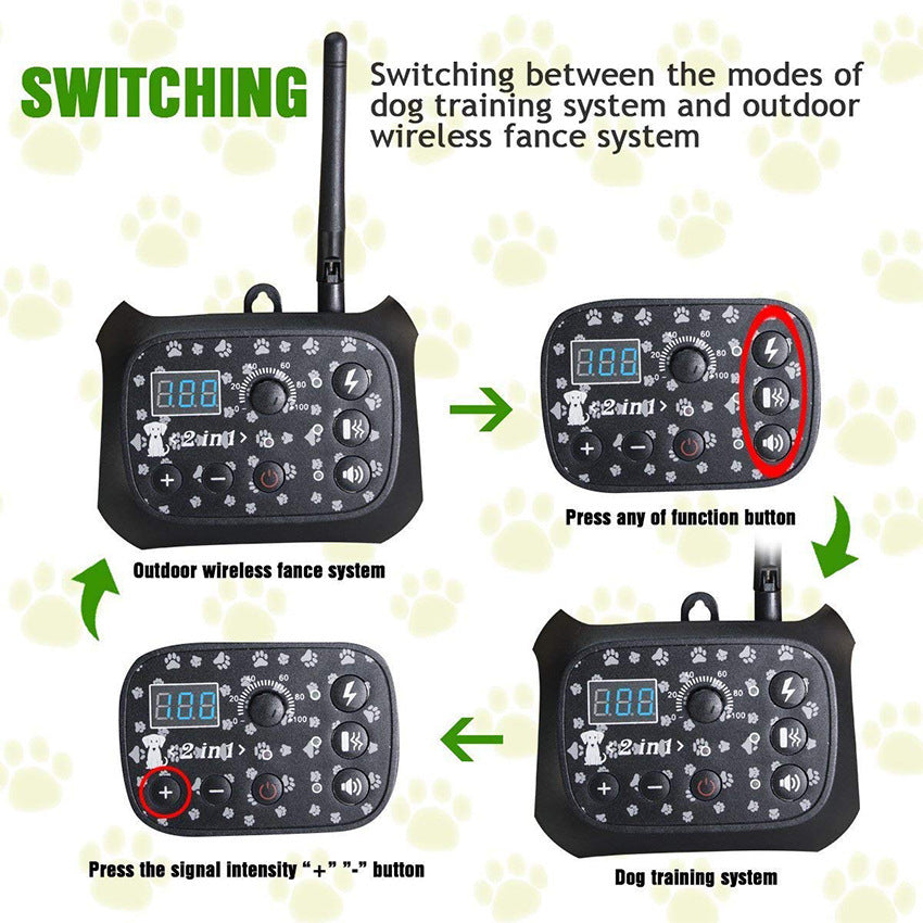 Automatic Remote Control Dog Trainer Pet Wireless Fence - Nestkin Store