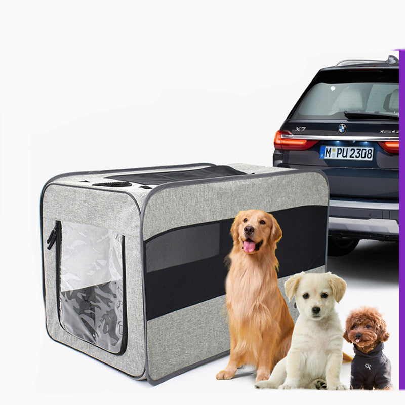 Pet Travel Carrier Bag Portable Pet Bag Folding Fabric Pet Carrier Travel Carrier Bag For Pet Cage With Locking Safety Zippers - Nestkin Store