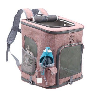 Transparent Portable Cat Backpack Pet Bag - Nestkin Store
