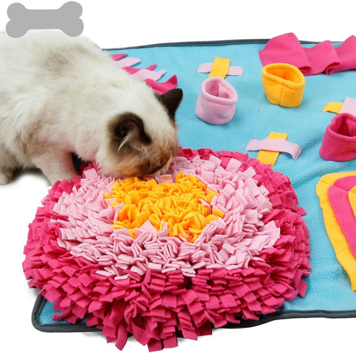 Pet Sniffing Pad Training Blanket Feeding Mat Dog Foraging Skills Toys Pet Activity Training Blanket - Nestkin Store