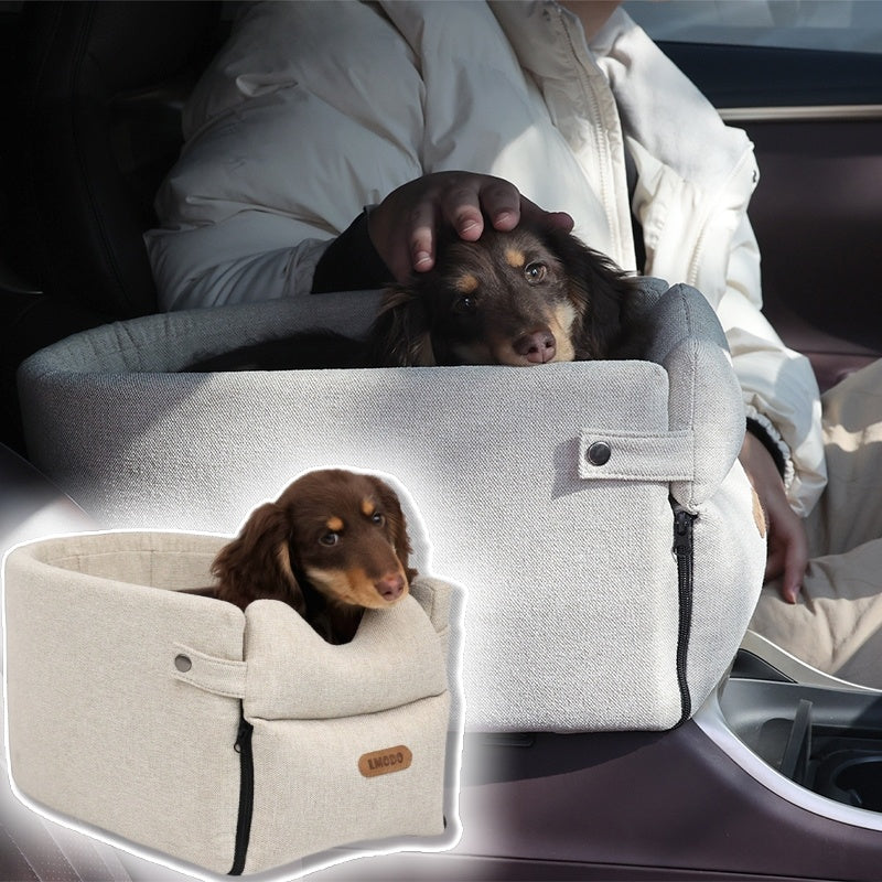 Car Central Dog Car Seat Bed Portable Dog Carrier For Small Dogs And Cats Safety Travel Bag Accessories Pet Products - Nestkin Store