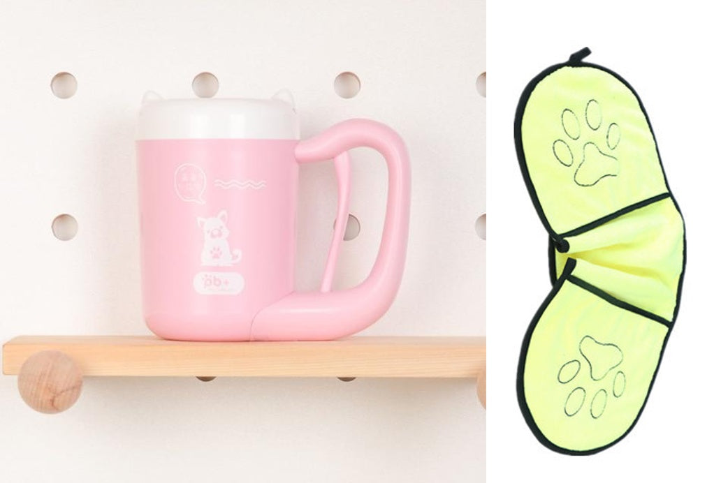 Pet Cat Dog Foot Clean Cup Cleaning Tool Silicone Washing Brush Paw Washer - Nestkin Store