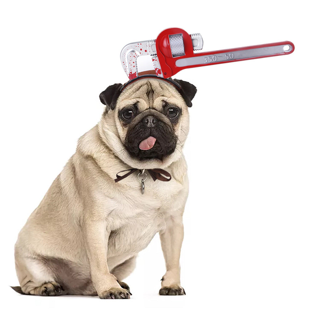 Pet Dog Cats Headdresses Halloween Pet Cat Headgear - Nestkin Store