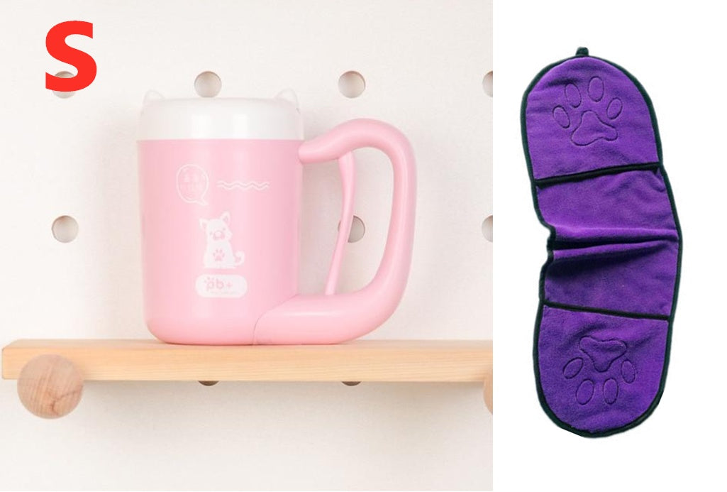 Pet Cat Dog Foot Clean Cup Cleaning Tool Silicone Washing Brush Paw Washer - Nestkin Store