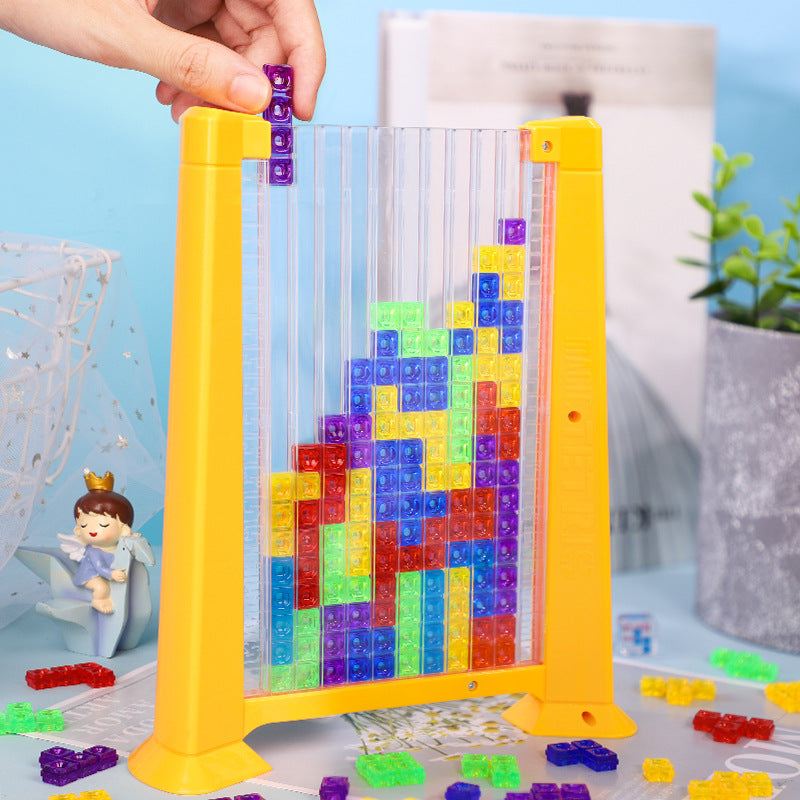 Colorful 3D Puzzle Tangram Math Toy - Educational Montessori Toy