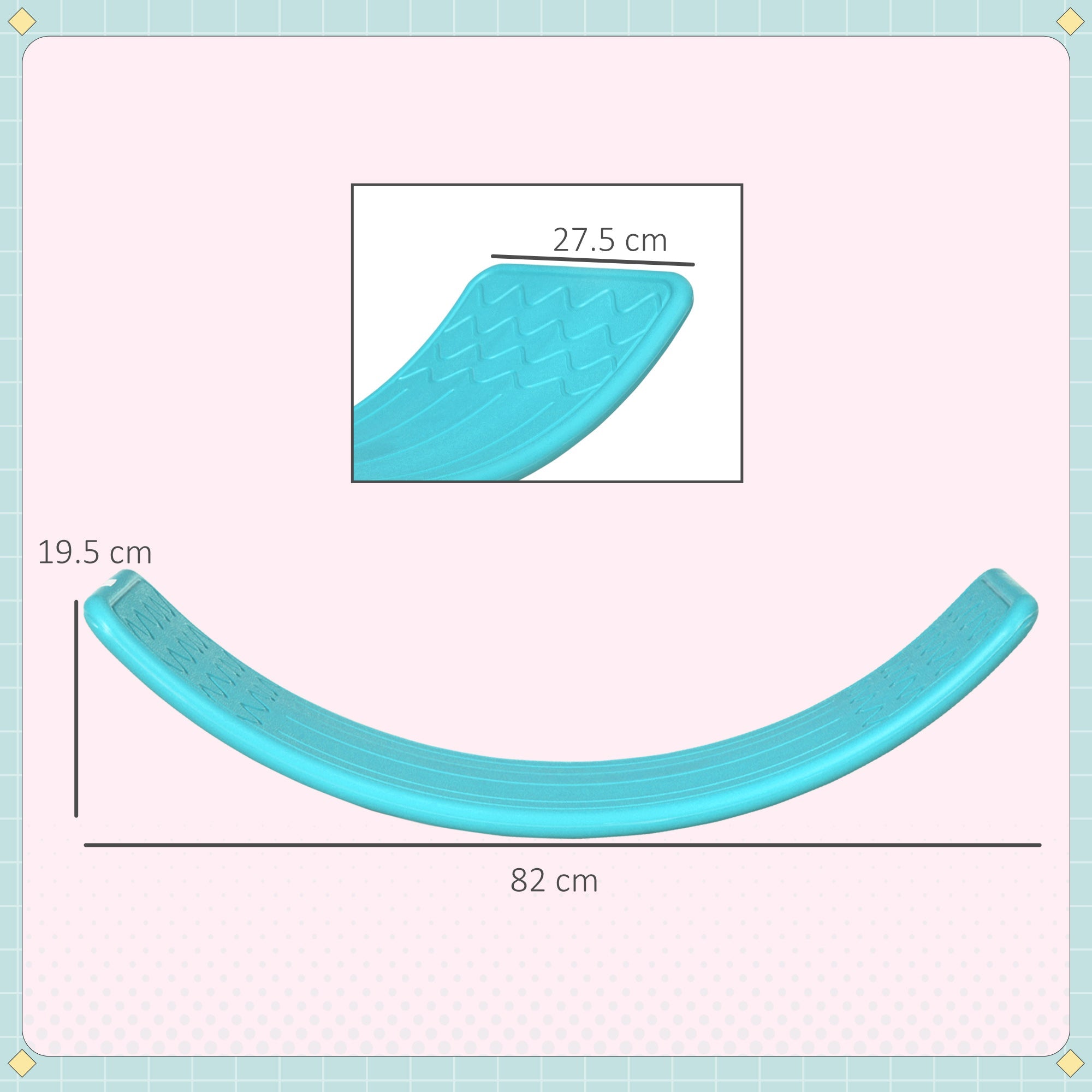 Balance Board for Kids Ages 3-6 - Blue Montessori Toy
