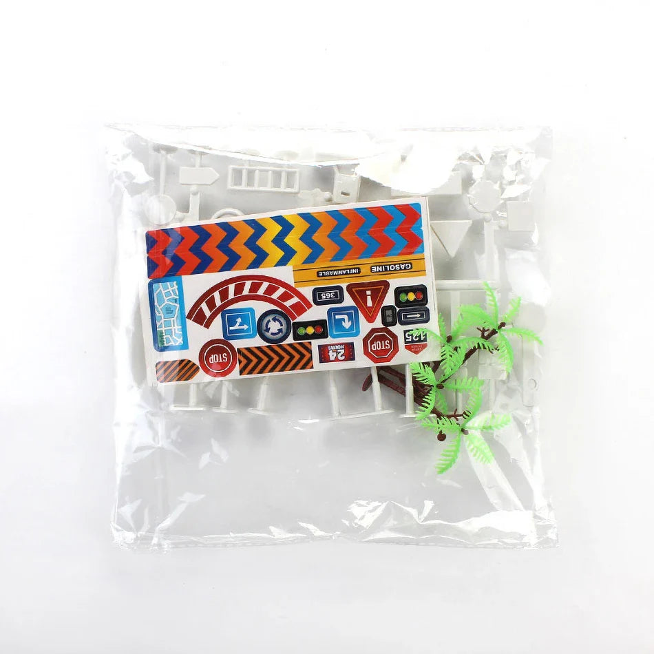 Thin Plastic Traffic Road Carpet for Kids Playmat Children Rug Simulated Parking Map Toy Baby Play Mat Little Boy Girl Mats Toys - Nestkin Store