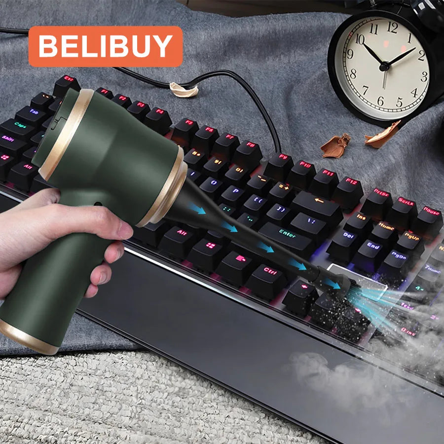 BELIBUY Wireless Car Vacuum Cleaner for Cleaning Bedroom Carpets Portable High Power Function Home Appliance Cleaning Machine - Nestkin Store