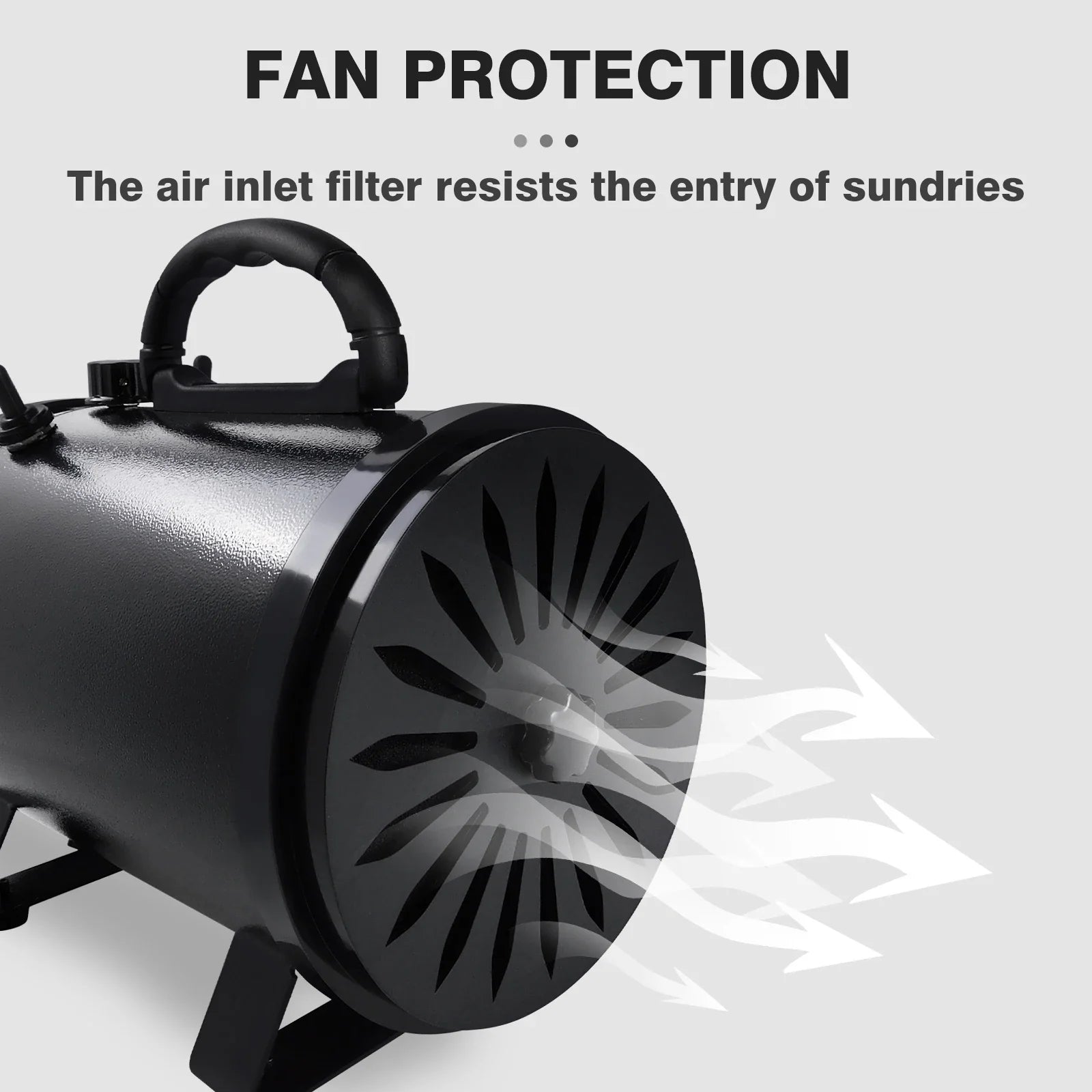 2800W Pet Dog Cat Grooming Hair Dryer Hairdryer Blaster Blower Low Noise Washer Heater with 2.5M Hose 3 Different Nozzles - Nestkin Store