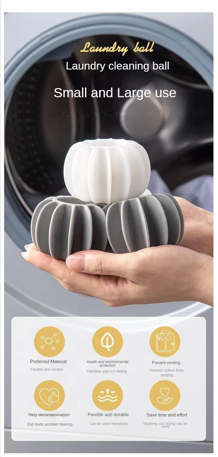 Laundry Ball Reusable Silicone Clothes Hair Cleaning Tools Pet Hair Remover Washing Machine Cat Hair Catcher Laundry Ball - Nestkin Store