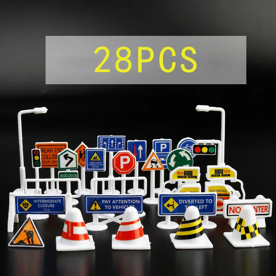 Thin Plastic Traffic Road Carpet for Kids Playmat Children Rug Simulated Parking Map Toy Baby Play Mat Little Boy Girl Mats Toys - Nestkin Store