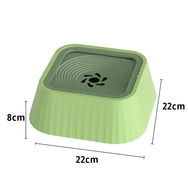 Pet Water Fountain with Floating Plates No Spill Dog Water Bowl Clean Drinking Slow Feeder Anti-splash Pet for Dogs for Pet - Nestkin Store