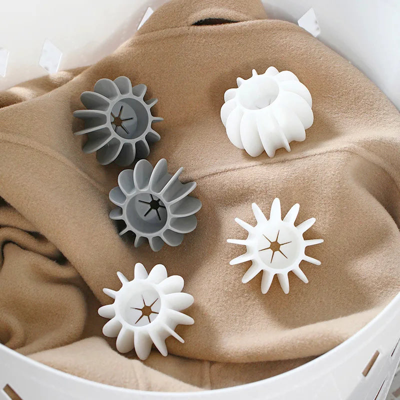 Laundry Ball Reusable Silicone Clothes Hair Cleaning Tools Pet Hair Remover Washing Machine Cat Hair Catcher Laundry Ball - Nestkin Store