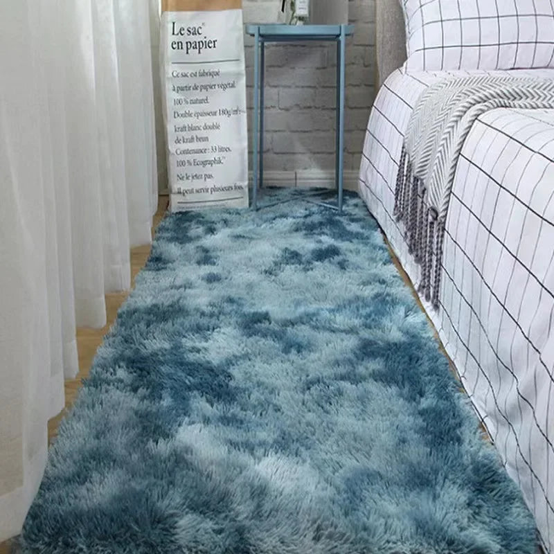 Gray Carpet for Living Room Plush Rug Bed Room Floor Fluffy Mats Anti-slip Home Decor Rugs Soft Velvet Carpets Kids Room Blanket - Nestkin Store