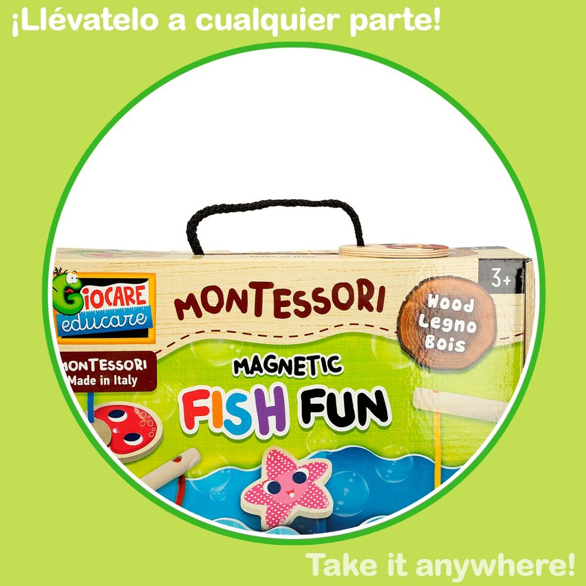 Board game Lisciani Giochi Montessori Fishing (6 Units)