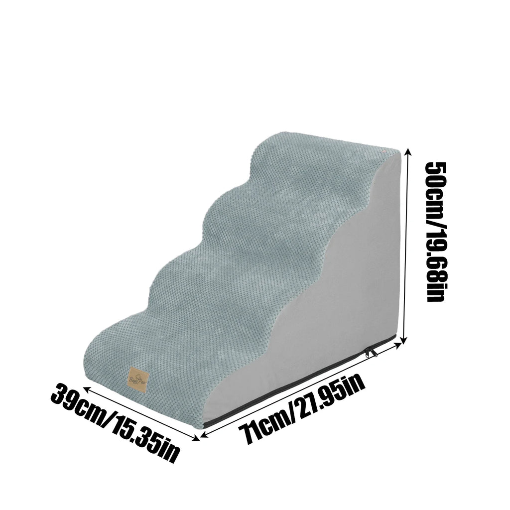 Pet Training Stairs with Removable Cover, 3, 4, 5 Steps, Bed, Sofa, Cats, Ladder, Ramp, XL - Nestkin Store