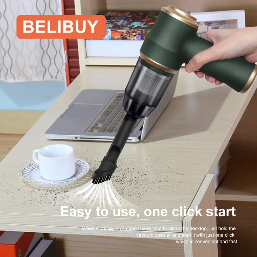 BELIBUY Wireless Car Vacuum Cleaner for Cleaning Bedroom Carpets Portable High Power Function Home Appliance Cleaning Machine - Nestkin Store