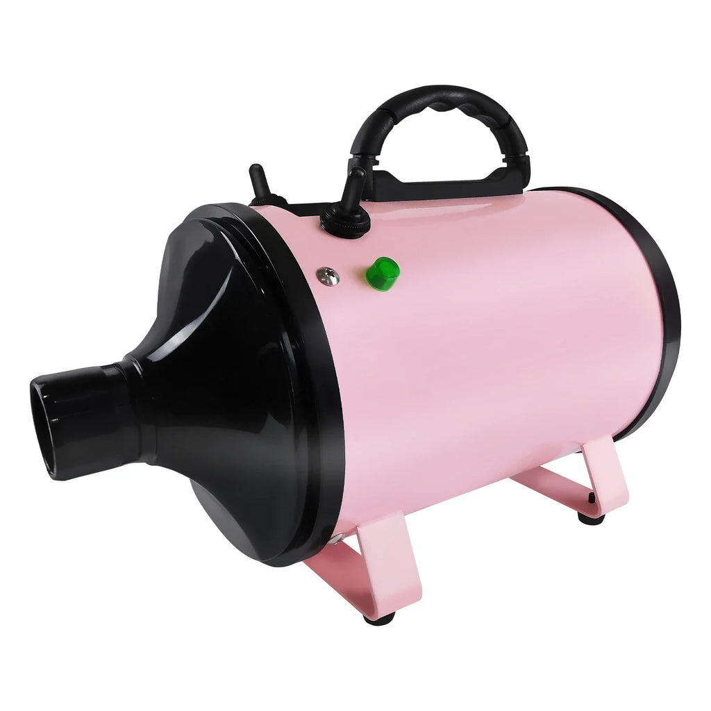 2800W Pet Dog Cat Grooming Hair Dryer Hairdryer Blaster Blower Low Noise Washer Heater with 2.5M Hose 3 Different Nozzles - Nestkin Store