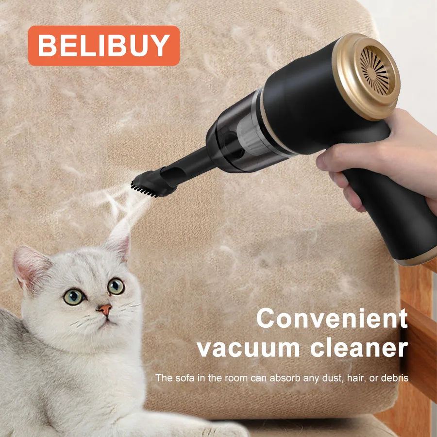 BELIBUY Wireless Car Vacuum Cleaner for Cleaning Bedroom Carpets Portable High Power Function Home Appliance Cleaning Machine - Nestkin Store