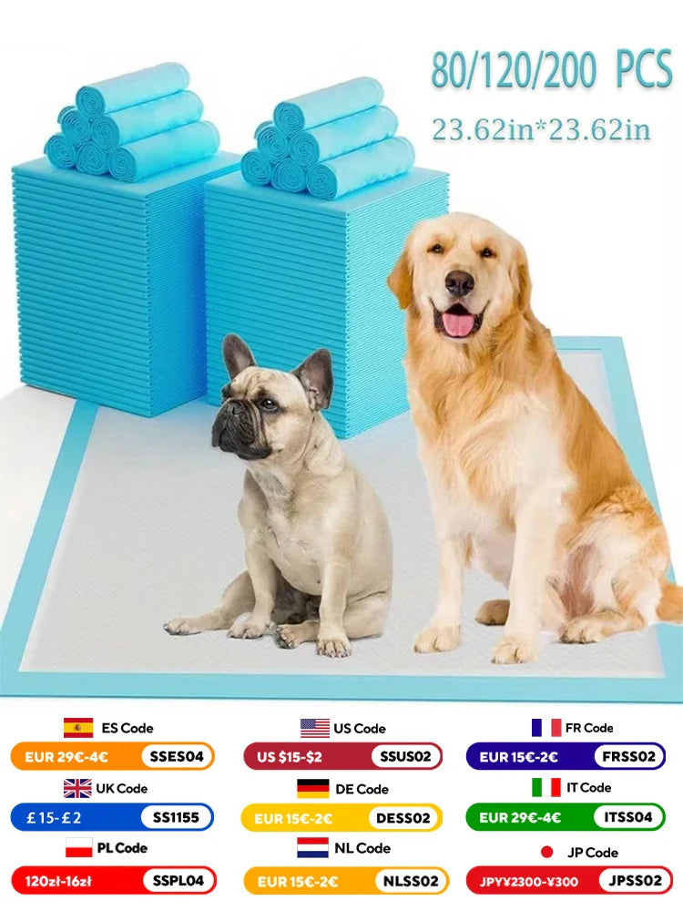 Dog Pee Pad, Puppy Potty Training Pet Pads Dog Pads Extra Large Disposable Super Absorbent & Leak-Free Pee Pads - Nestkin Store
