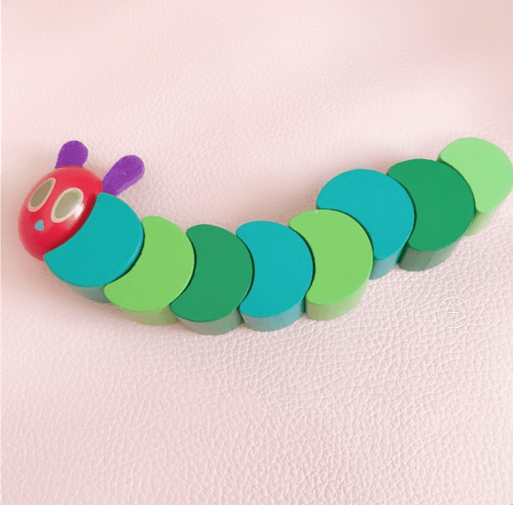 Wooden Hungry Caterpillar Educational Toy