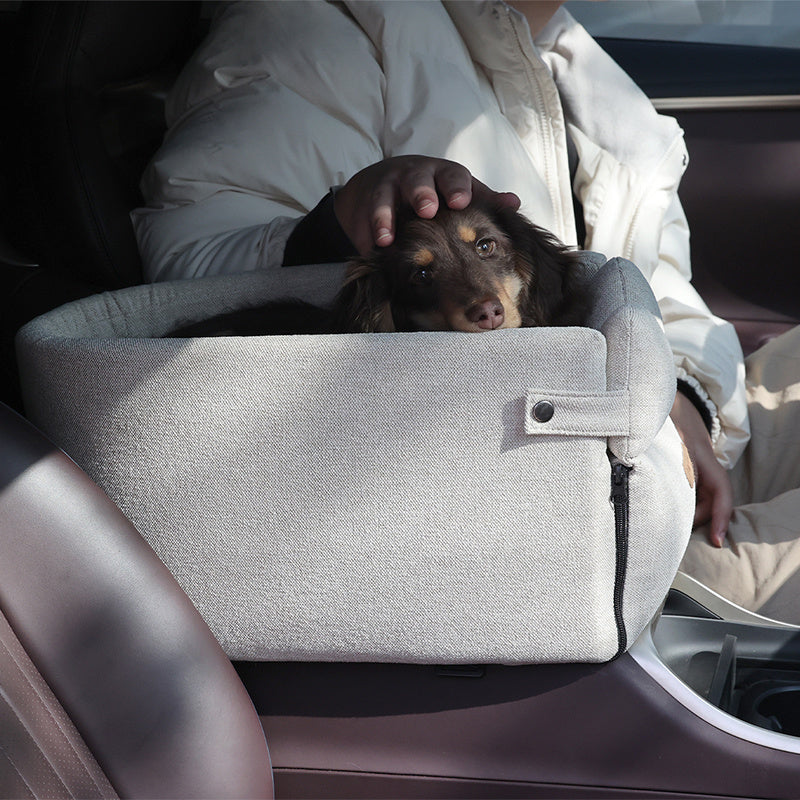 Car Central Dog Car Seat Bed Portable Dog Carrier For Small Dogs And Cats Safety Travel Bag Accessories Pet Products - Nestkin Store