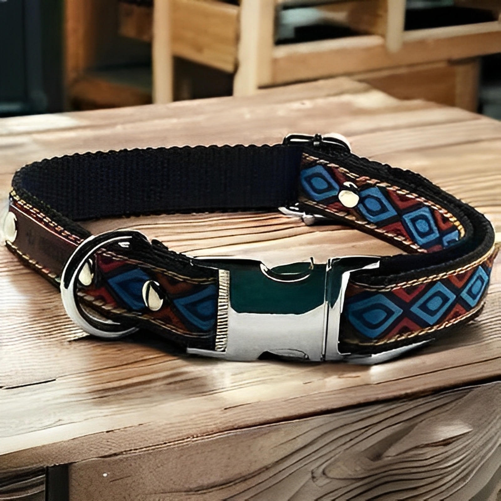 Athena's Personalised Cotton Dog Collar