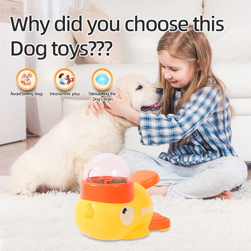 Dog Puzzle Feeder Interactive Pet Food Treat Dispenser Cartoon Duck Design Anti-slip Pets Automatic Feeder Toys For Dog Training Pet Products - Nestkin Store